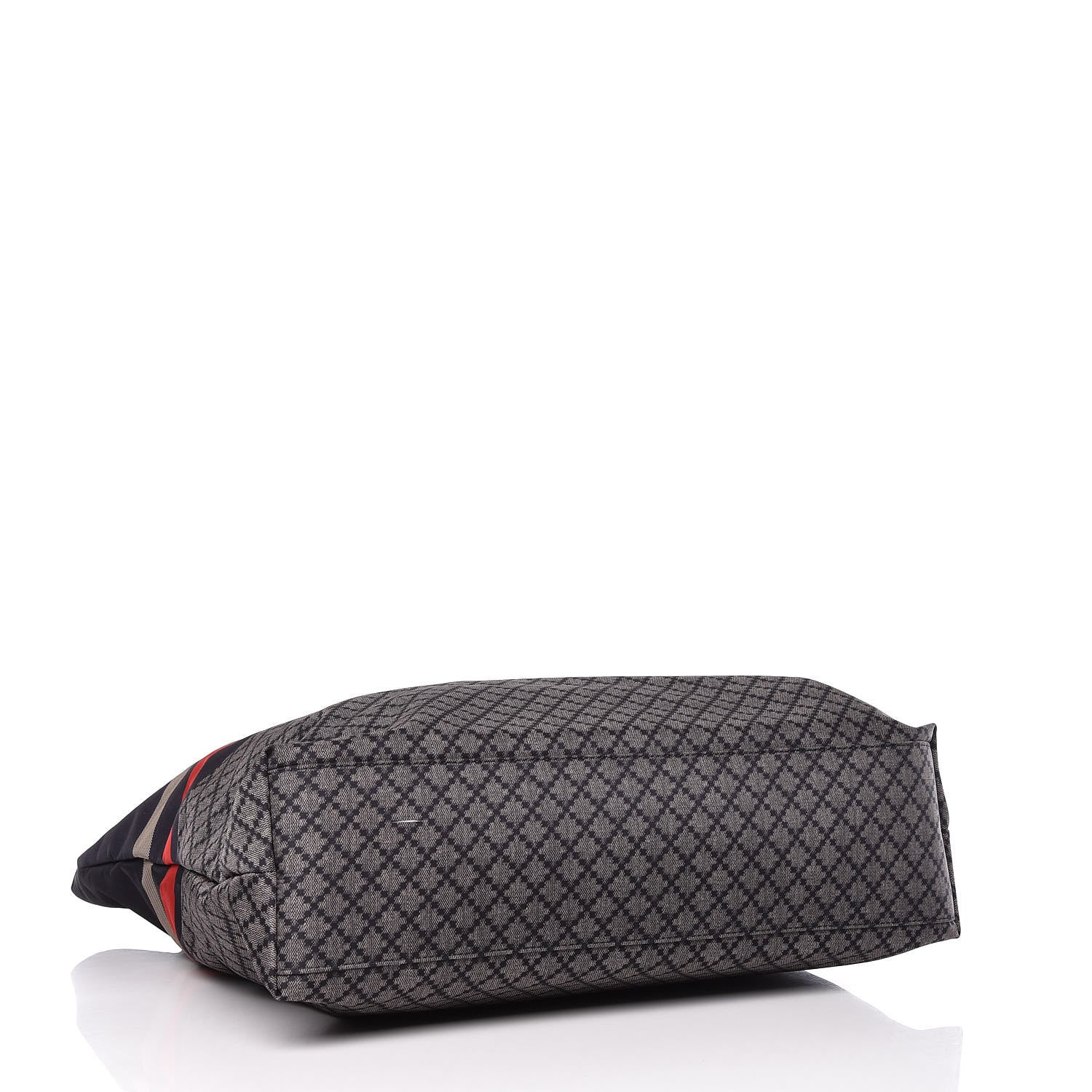 Gucci Nylon Diamante Web Tote Blue 4 of 10