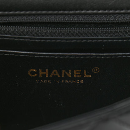 Chanel Lambskin Quilted Mini Rectangular Flap Black 6 of 12