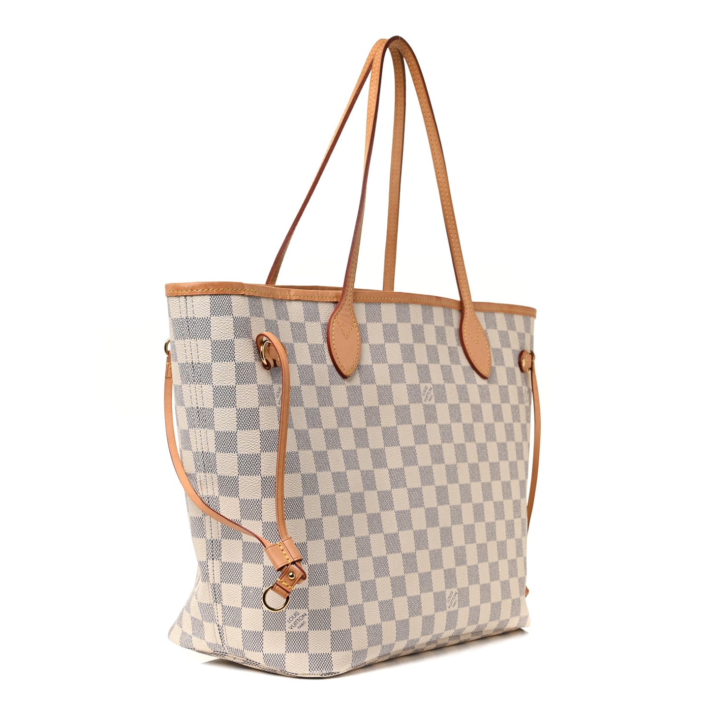 Damier Azur Neo Neverfull MM Rose Ballerine
