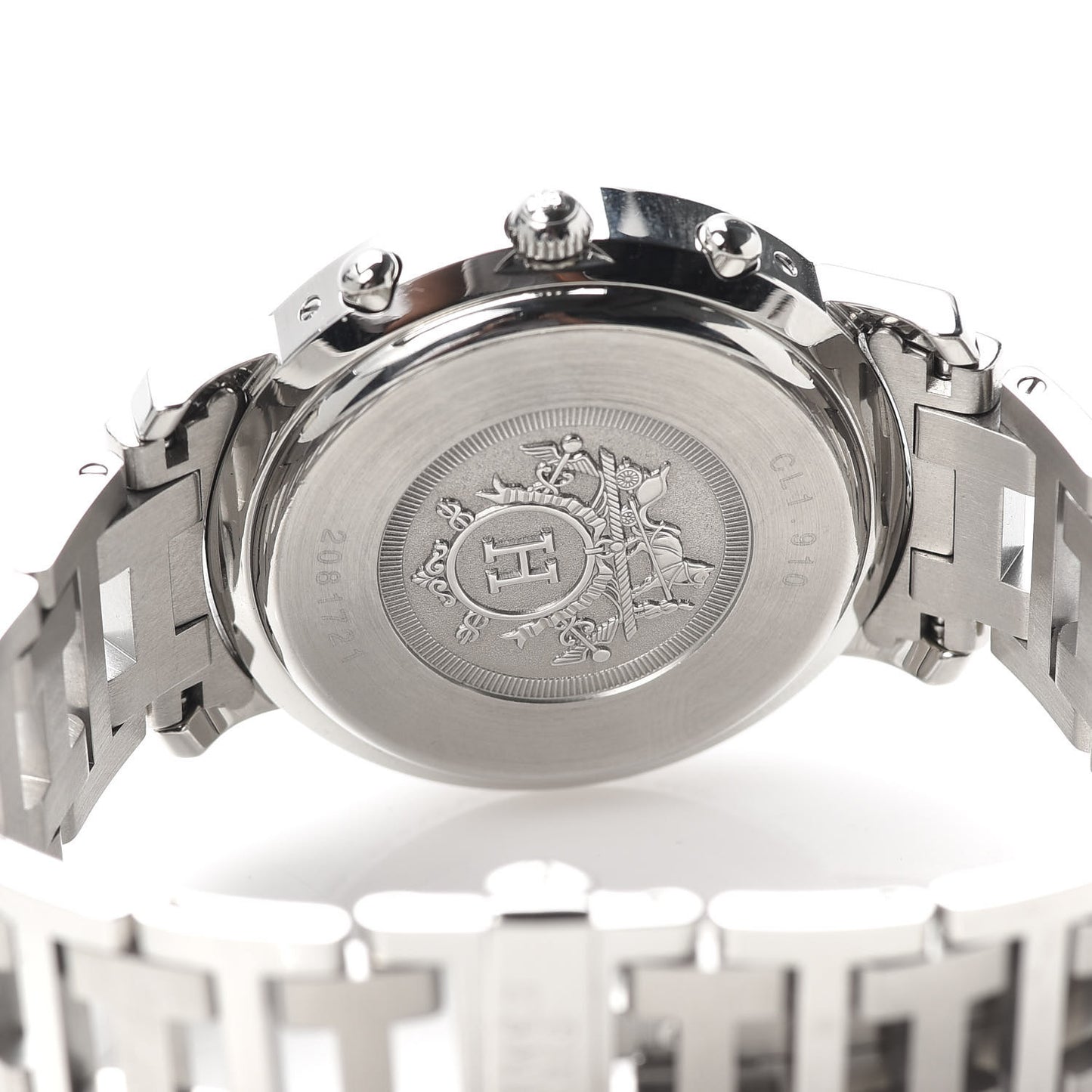 Stainless Steel 38mm Clipper Chronograph Quartz Watch