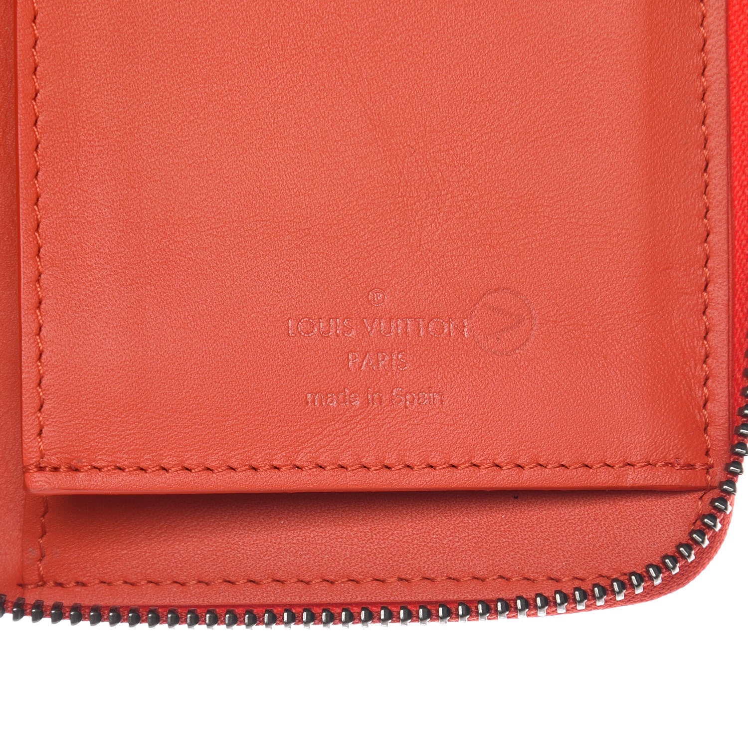 Louis Vuitton Damier Infini Zippy Vertical Wallet Magma 6 of 7