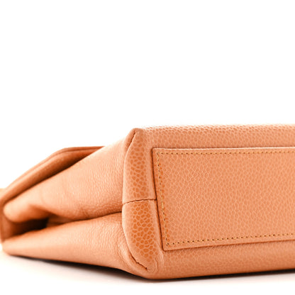 Chanel Caviar Top Handle Kelly Flap Brown 10 of 12