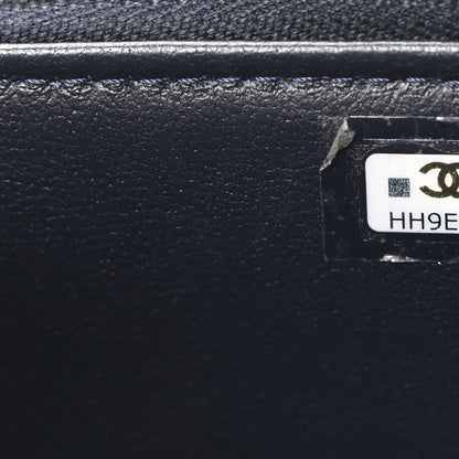 Chanel Lambskin Quilted Pick Me Up Vanity Case Navy 7 of 10