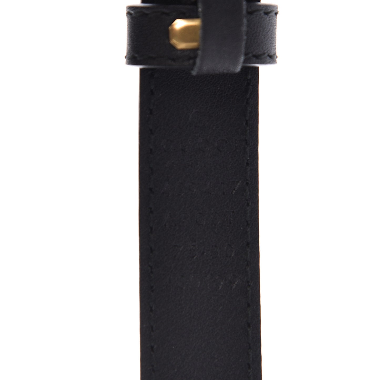 Calfskin Double G 20mm Belt 75 30 Black