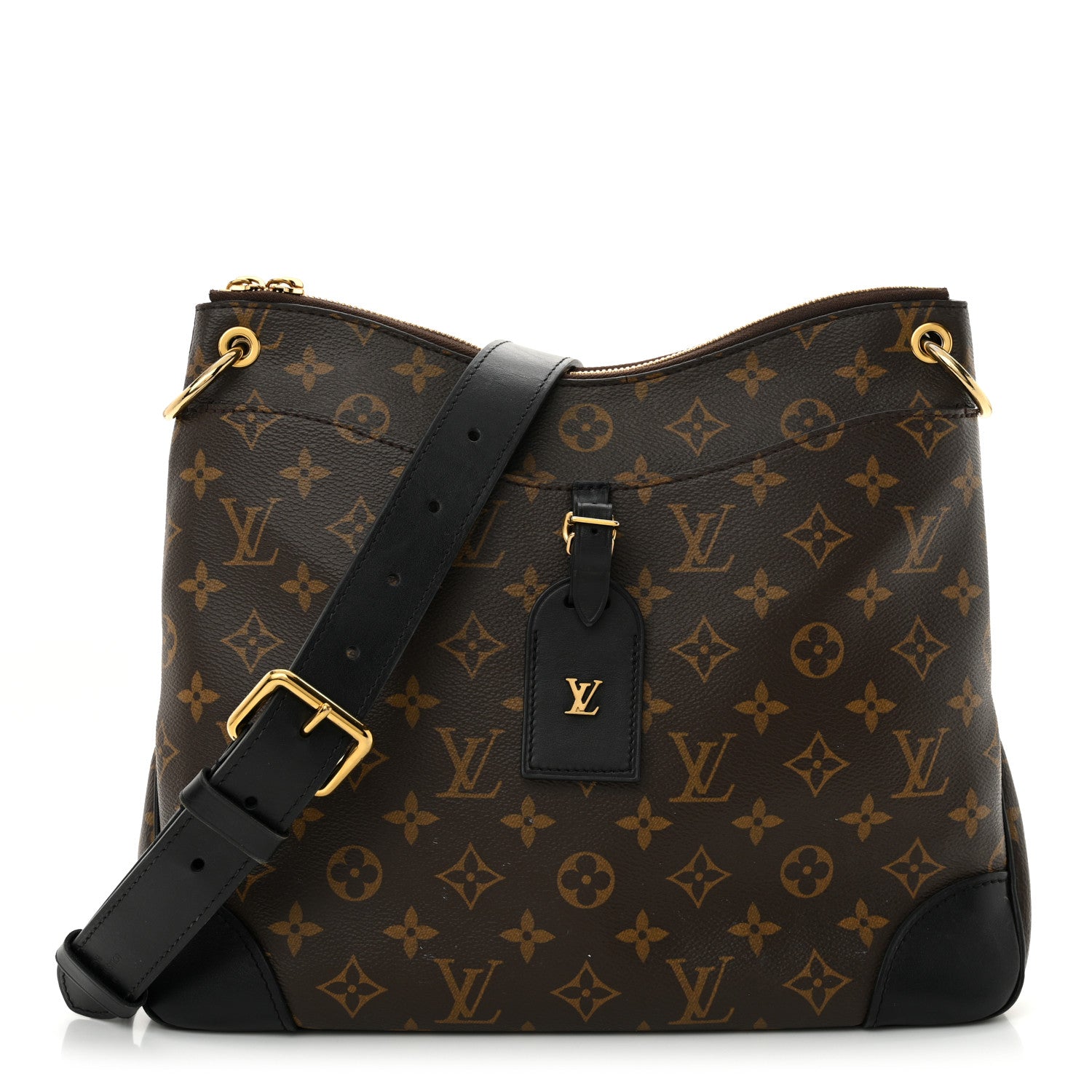 Louis Vuitton Monogram Odeon MM Black 1 of 12