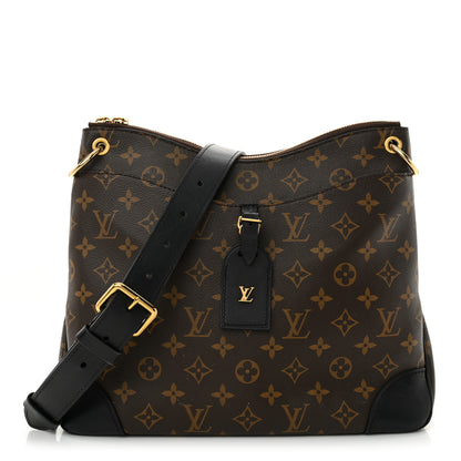 Louis Vuitton Monogram Odeon MM Black 1 of 12