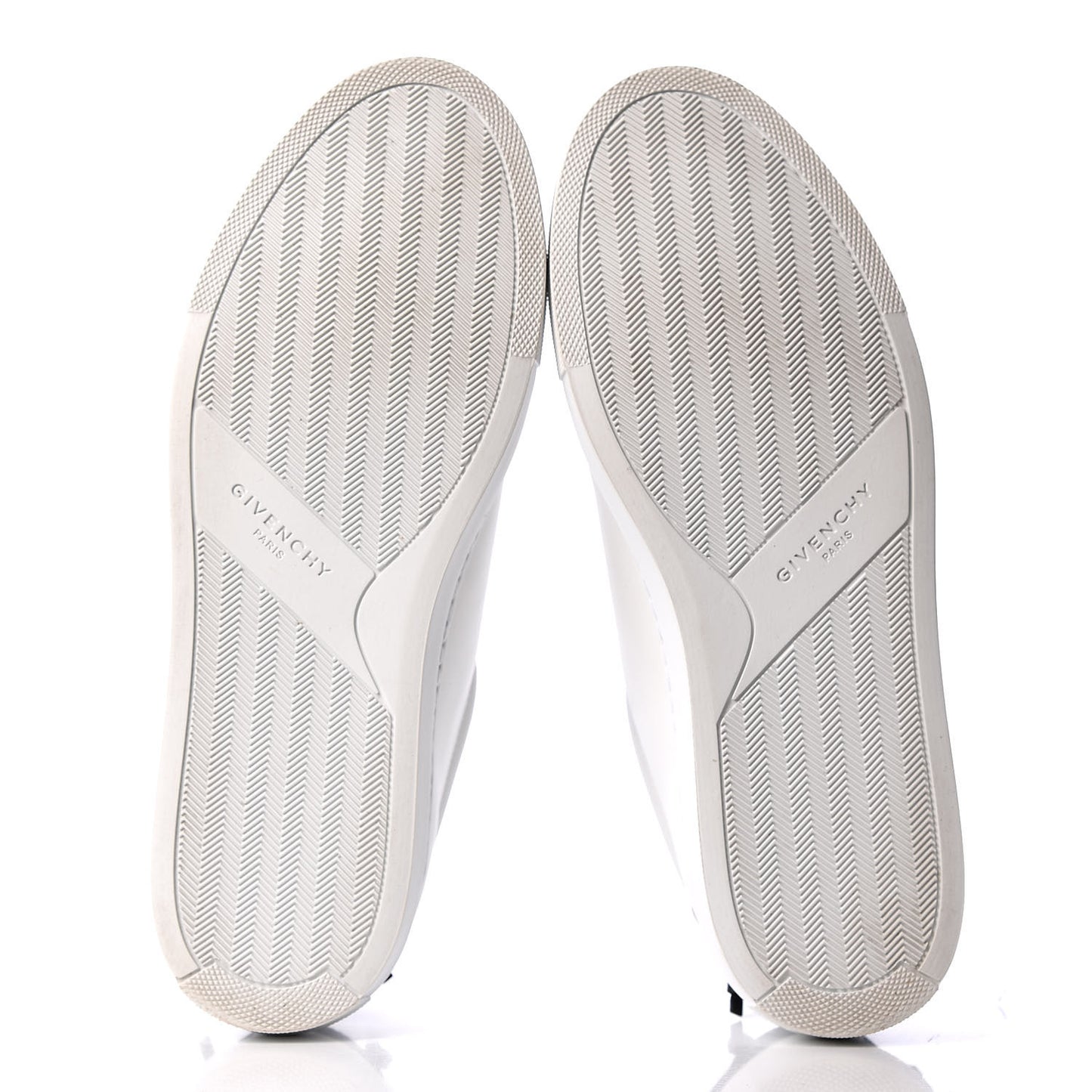 Calfskin Perforated Urban Street Sneakers 40 White