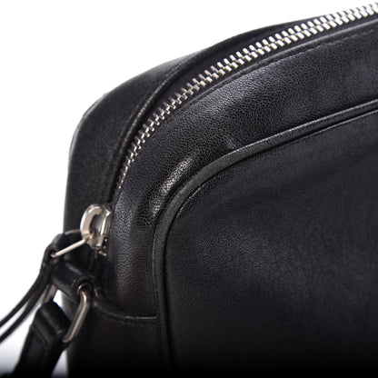 Saint Laurent Lambskin Monogram Small Lou Camera Bag Black 15 of 17