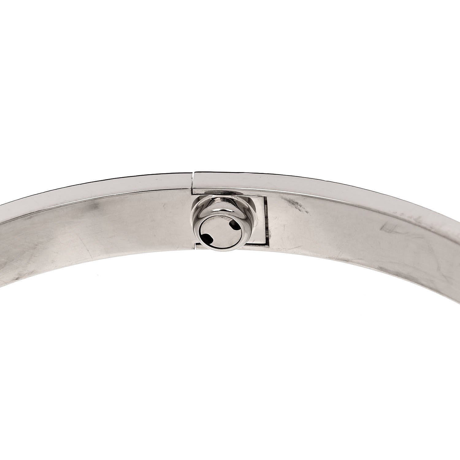 Cartier 18K White Gold LOVE Bracelet 21 8 of 9