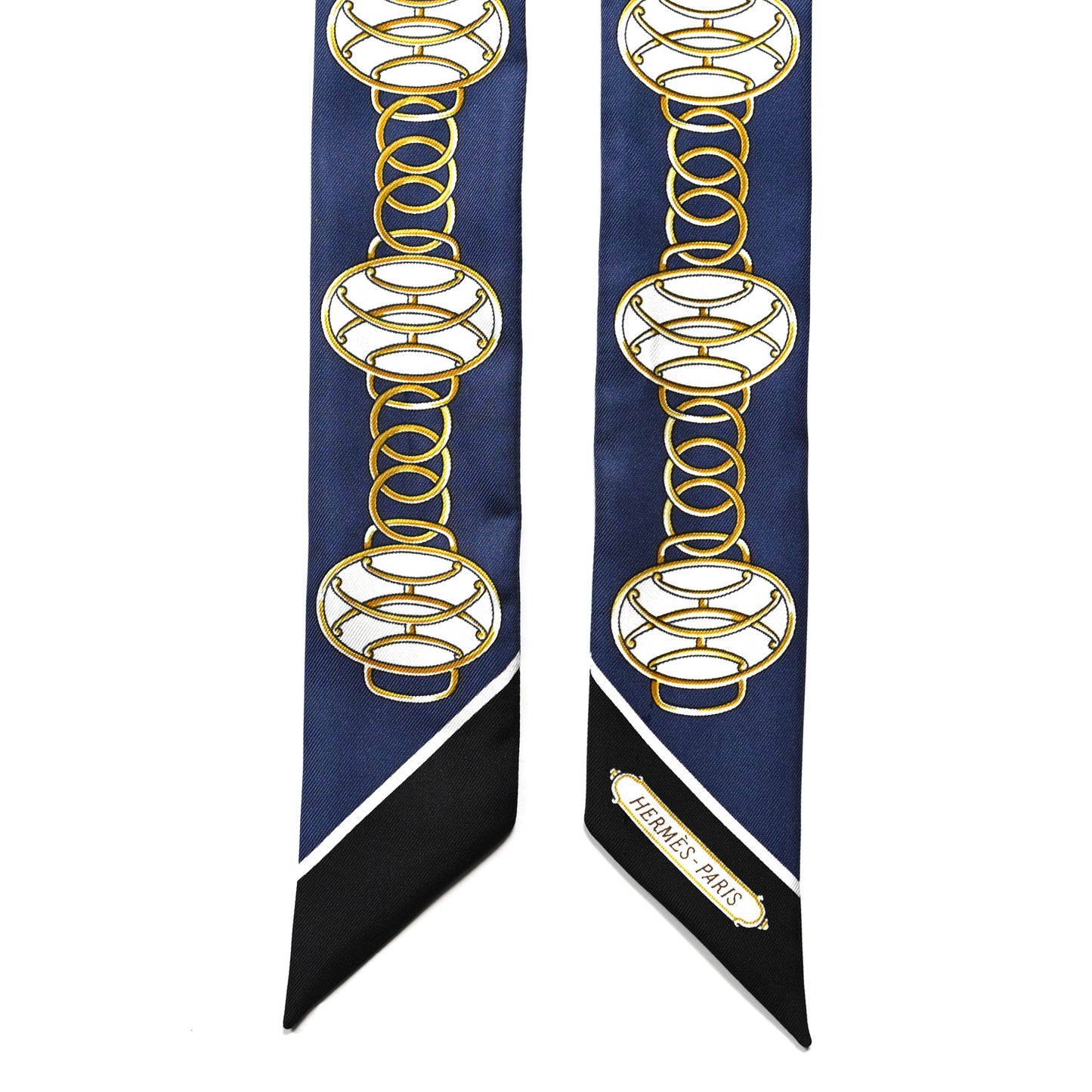 Silk Lift Profile Twilly Marine Black Gold