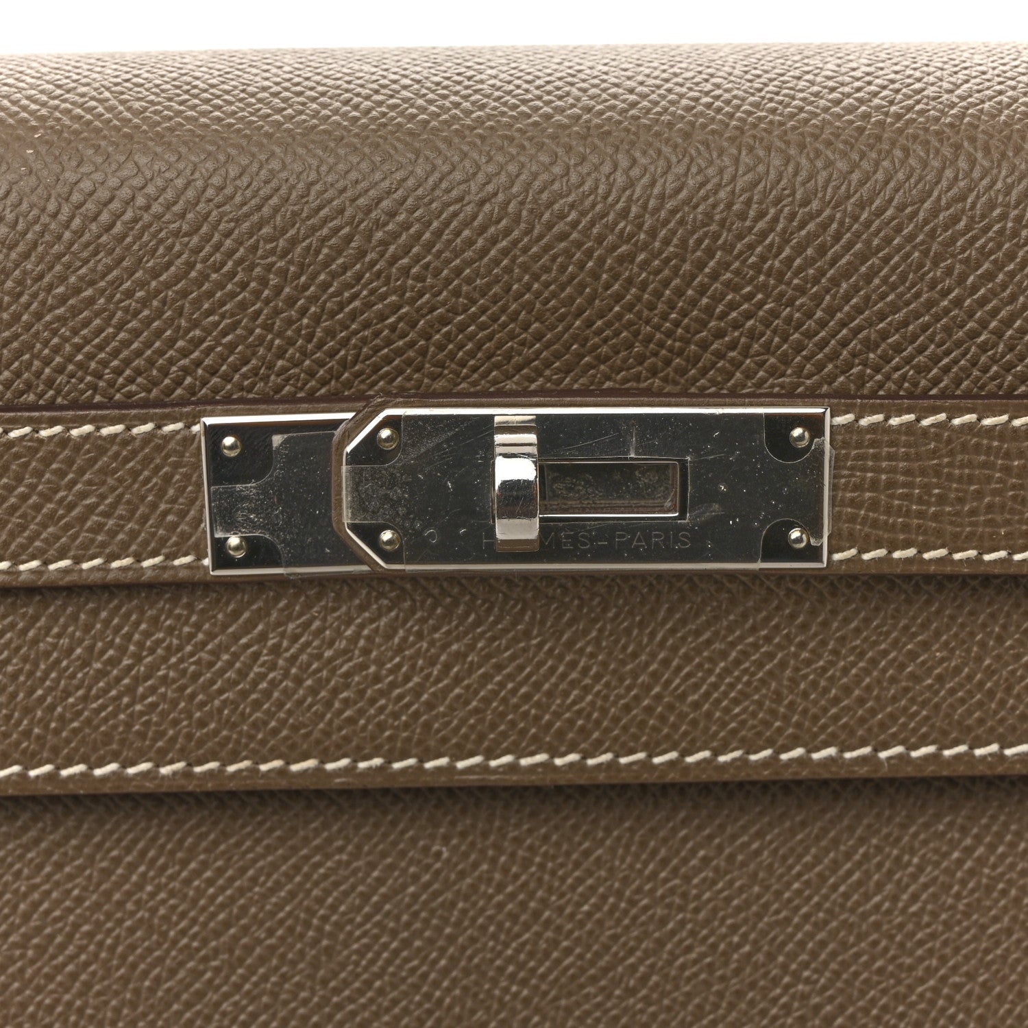 Hermes Epsom Kelly Sellier 32 Etoupe 12 of 17