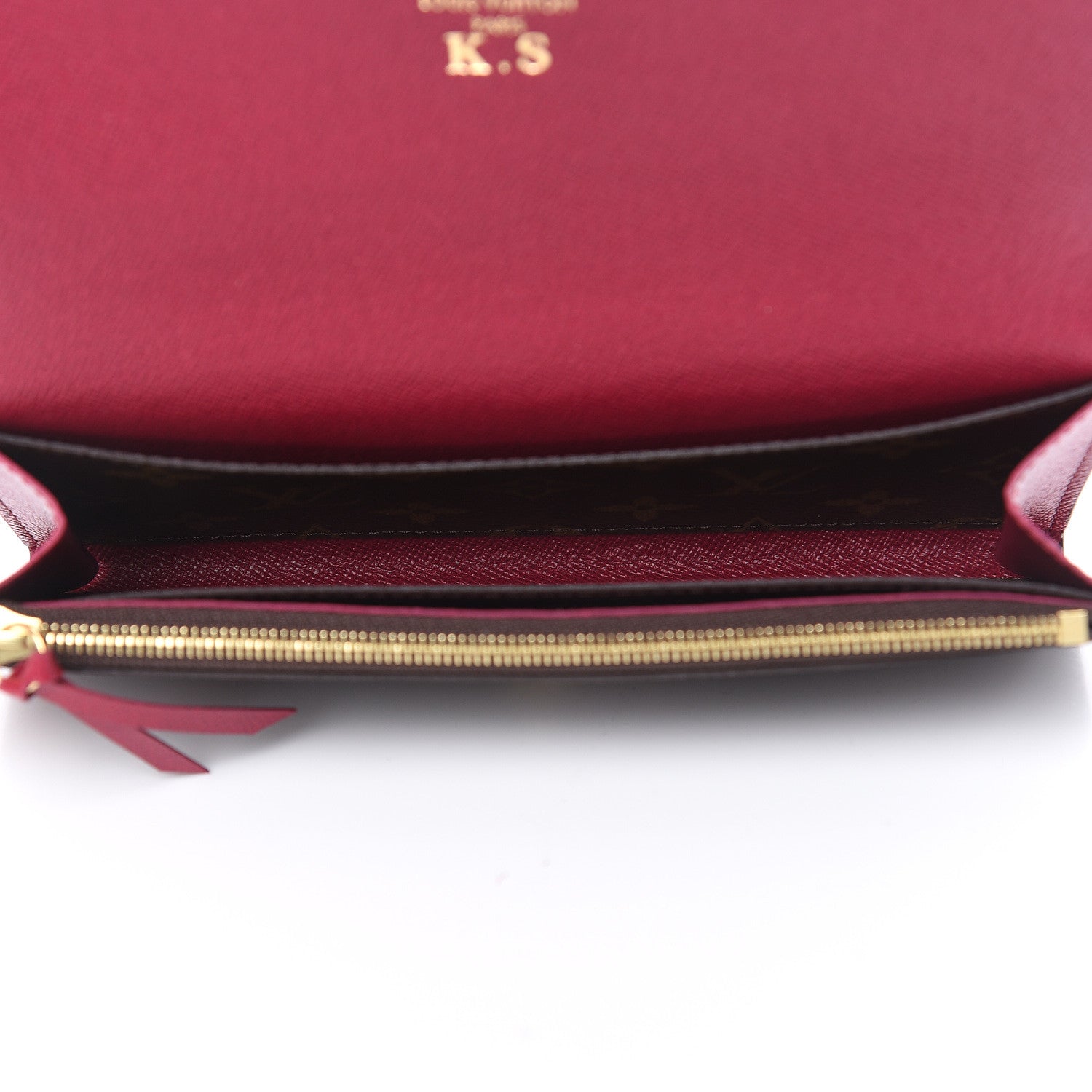 Louis Vuitton Monogram Emilie Wallet Fuchsia 5 of 7