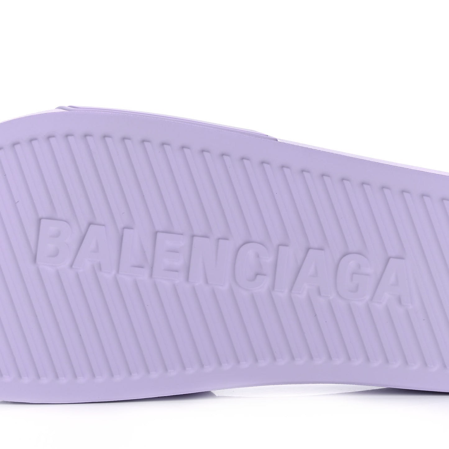 Rubber BB Womens Pool Slide Sandals 38 Lilac