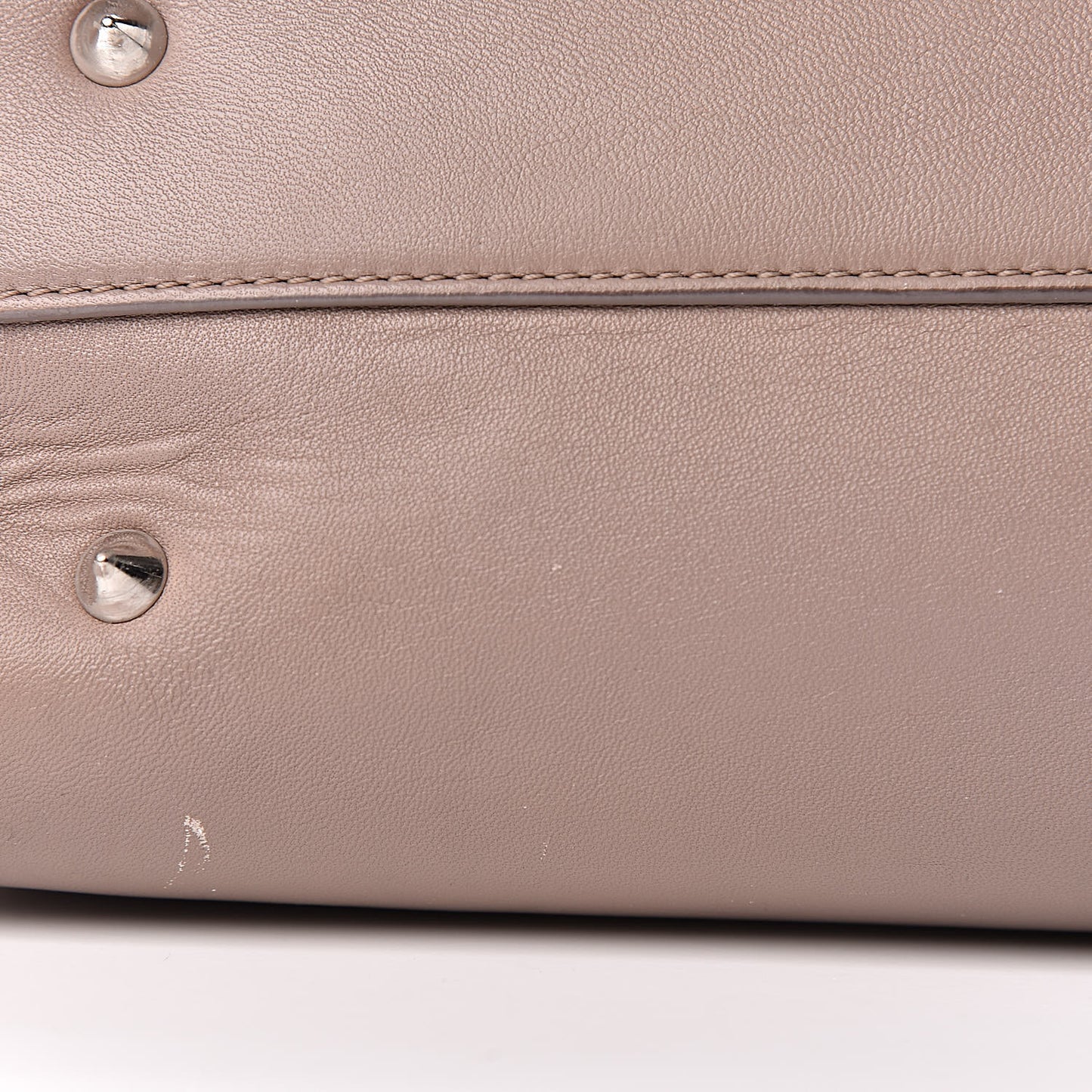 Calfskin Crocodile Embossed Medium Shark Lock Satchel Sand