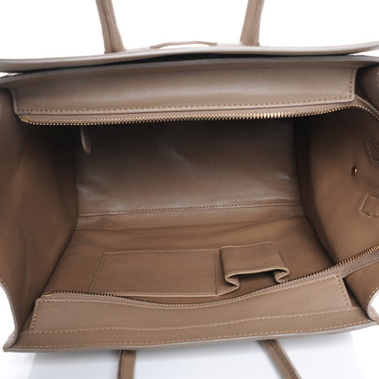 Celine Smooth Calfskin Mini Luggage Taupe 5 of 8
