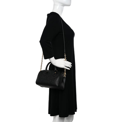 Louis Vuitton LOUIS VUITTON Empreinte Monogram Giant Speedy Bandouliere 20 Black 2 of 9