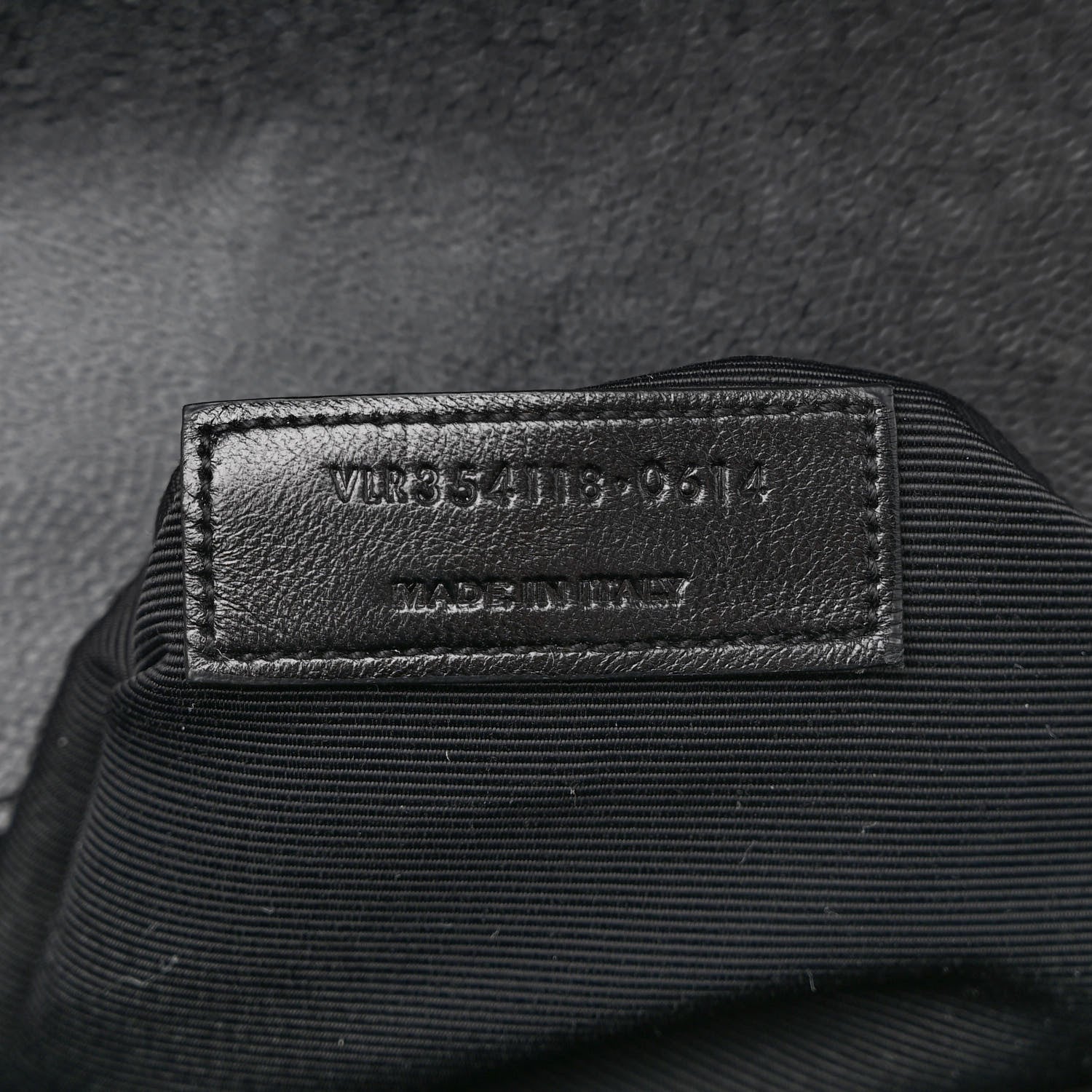 Saint Laurent Grain De Poudre Matelasse Chevron Large Monogram Satchel Black 7 of 15