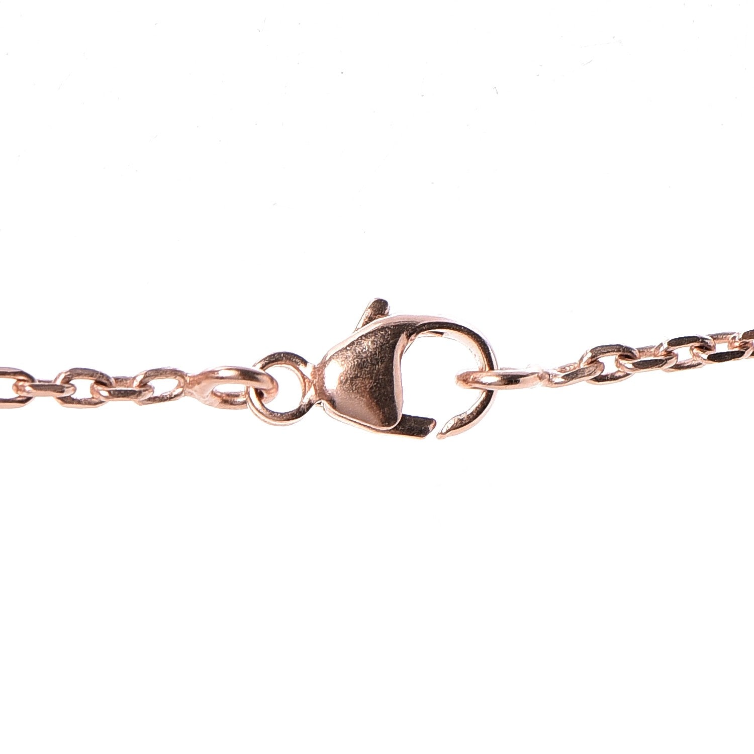 Hermes Lacquered Rose Gold Pop H Pendant Necklace Marron Glace 4 of 5