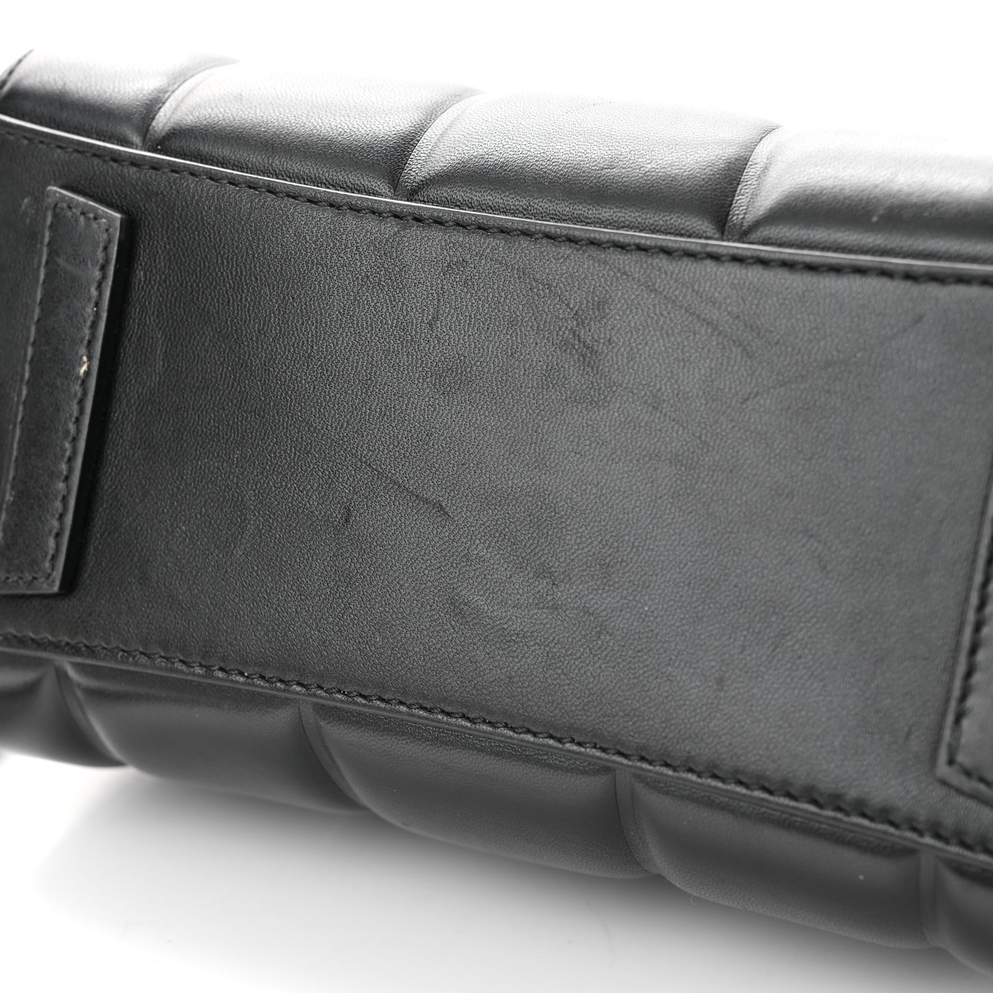 Box Calfskin Padded Mini Lock Antigona Shoulder Bag Black Black