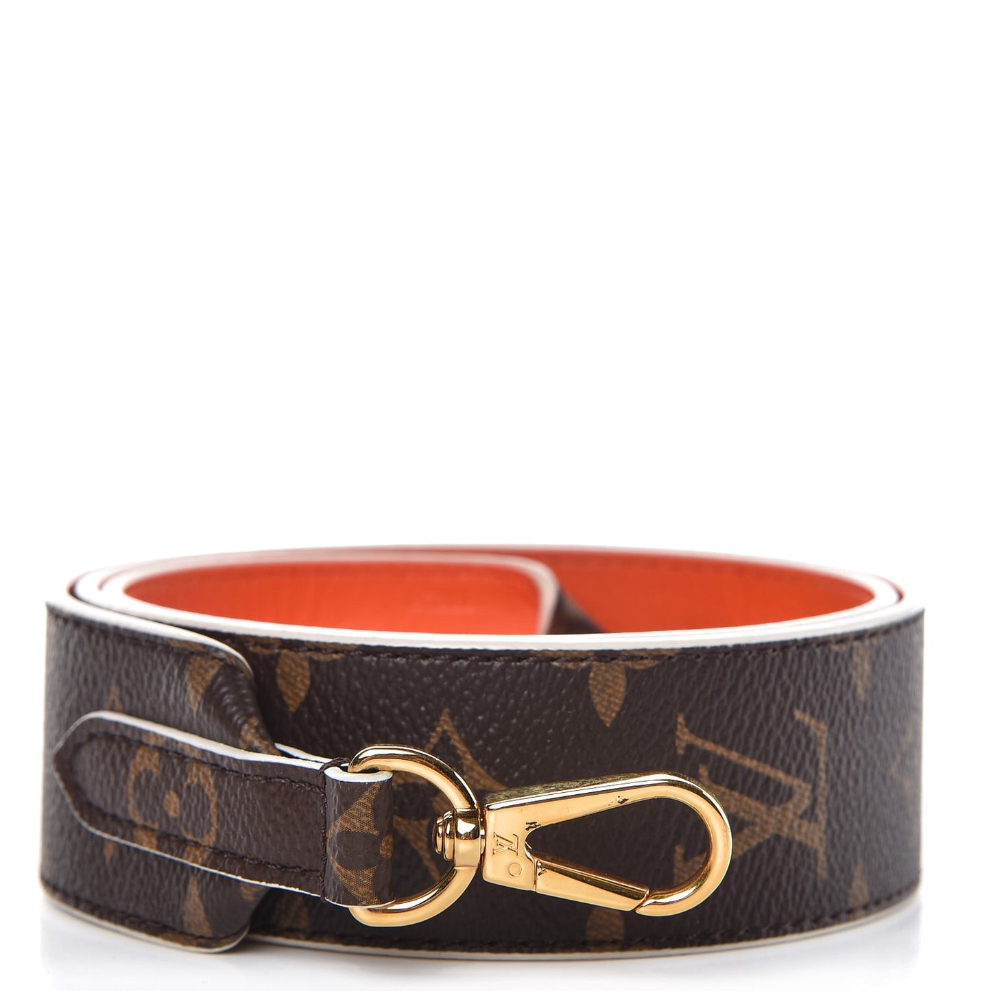 Monogram Bandouliere Shoulder Strap Orange