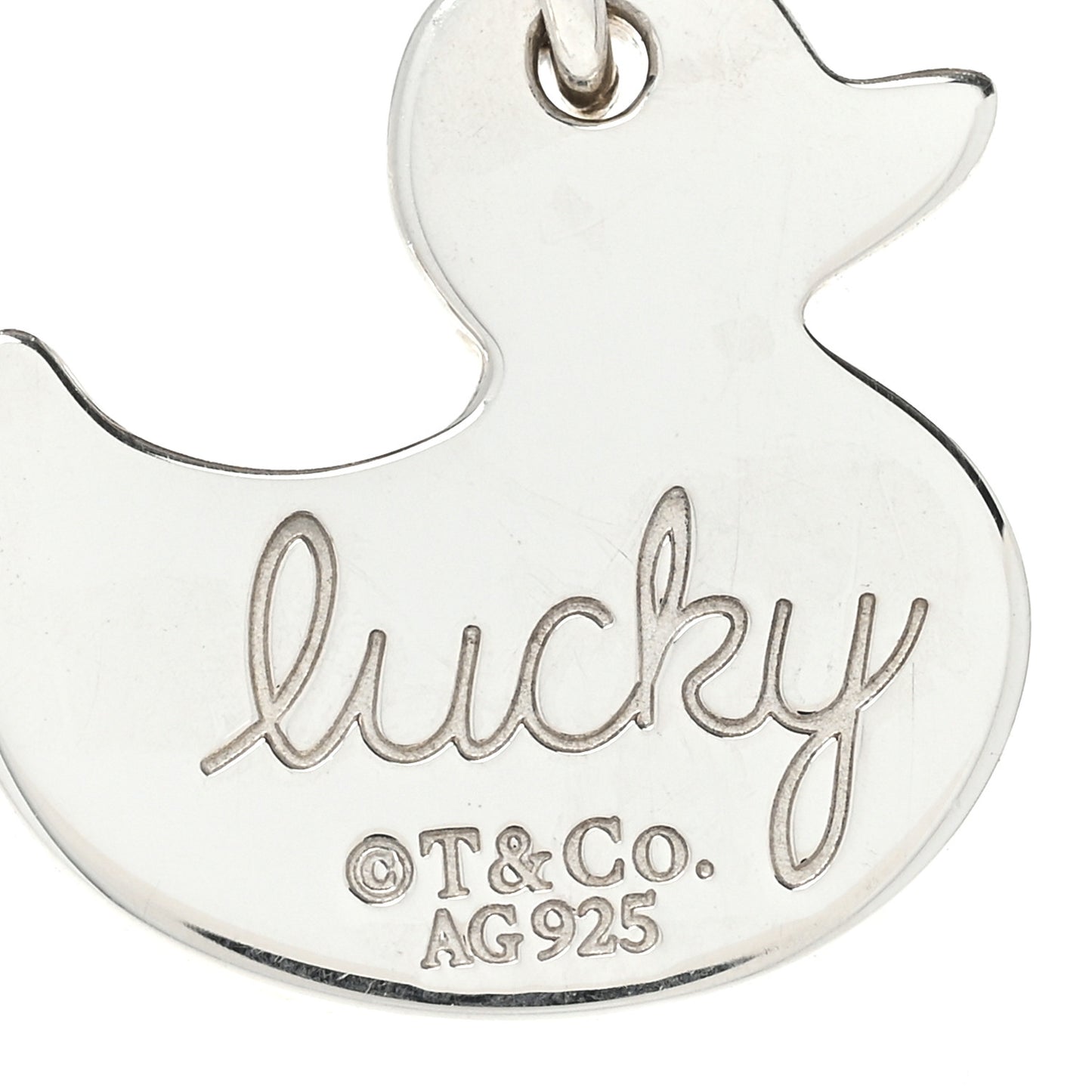 Sterling Silver Lucky Duck Charm