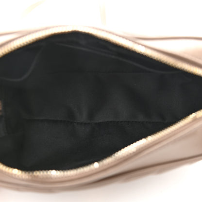 Saint Laurent Calfskin Matelasse Monogram Lou Camera Bag Dark Beige 5 of 13