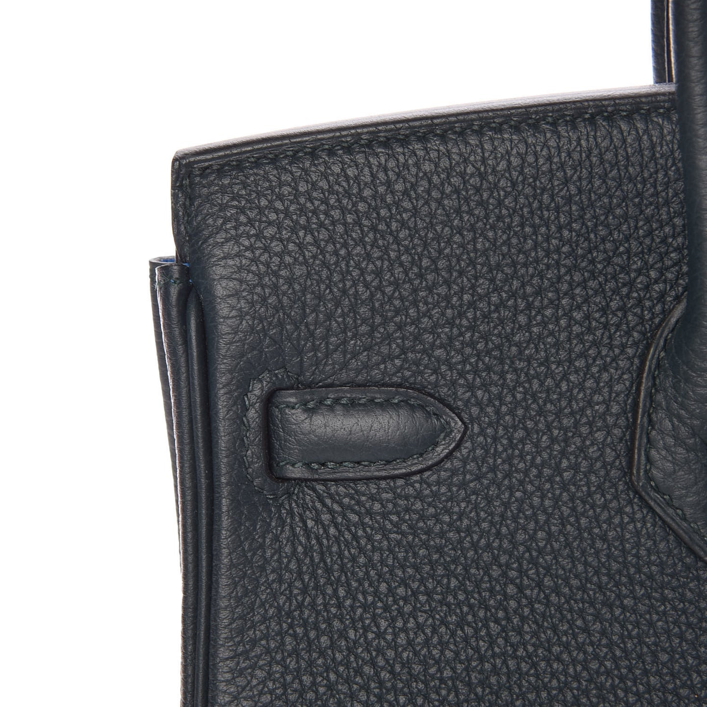 Togo Swift Officier Birkin 25 Vert Cypress Bleu Zellige