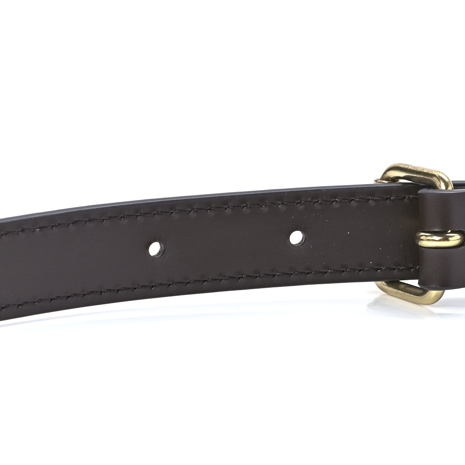 Louis Vuitton Calfskin Adjustable Speedy Bandouliere Shoulder Strap Brown 3 of 4