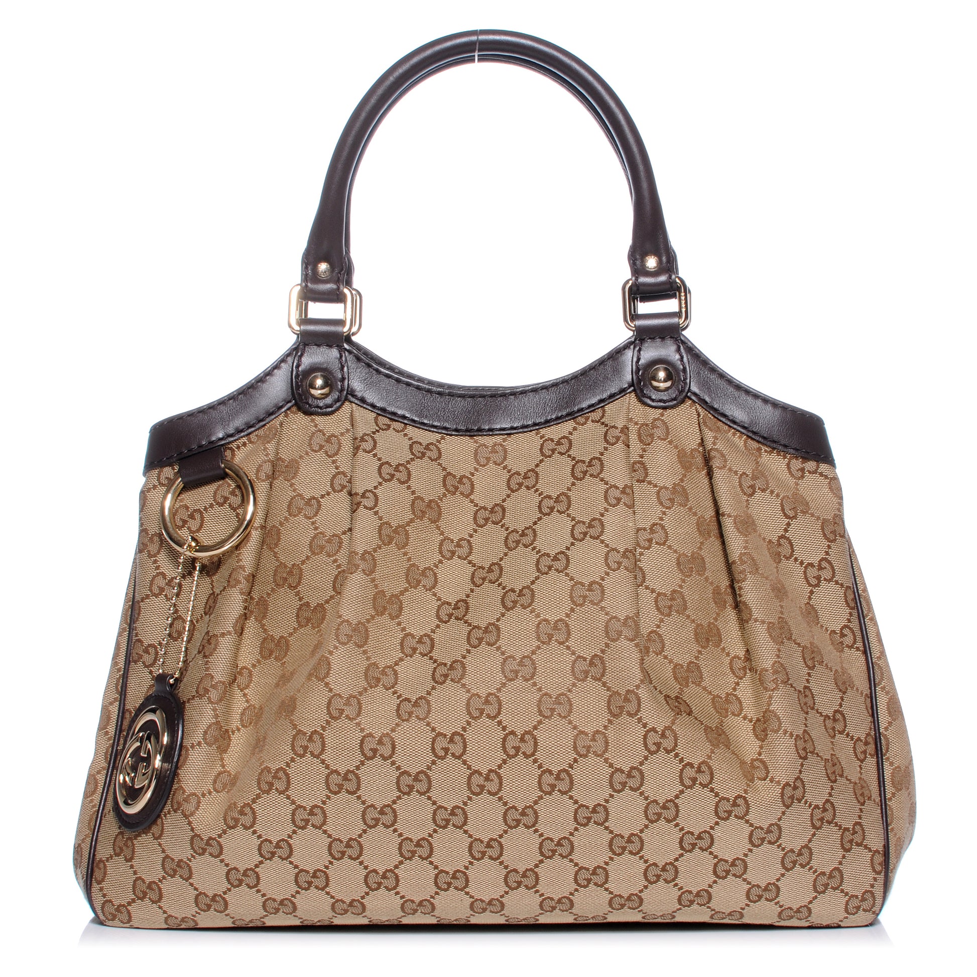 Gucci Monogram Medium Sukey Ebony 1 of 8