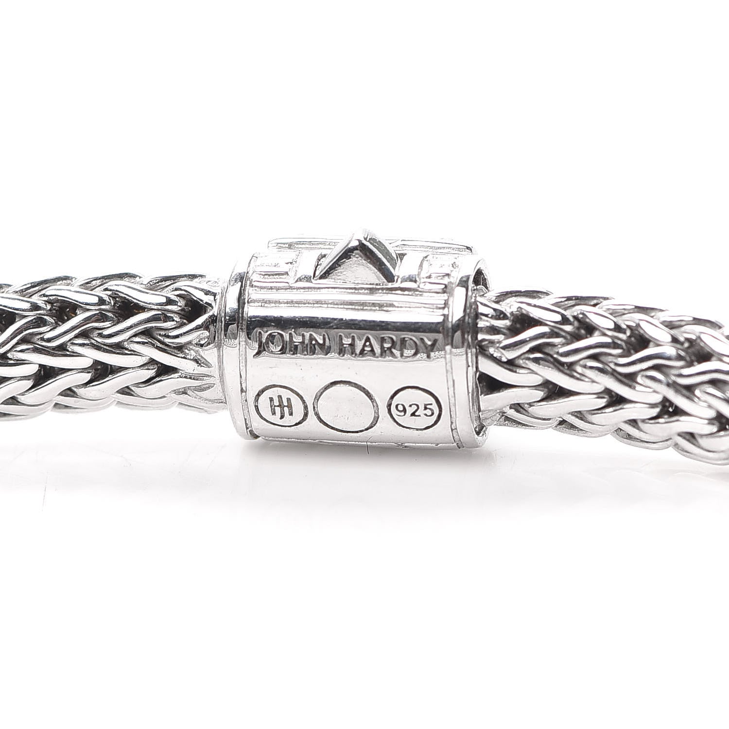 John Hardy Sterling Silver Tsavorite 5mm Classic Chain Bracelet 4 of 5