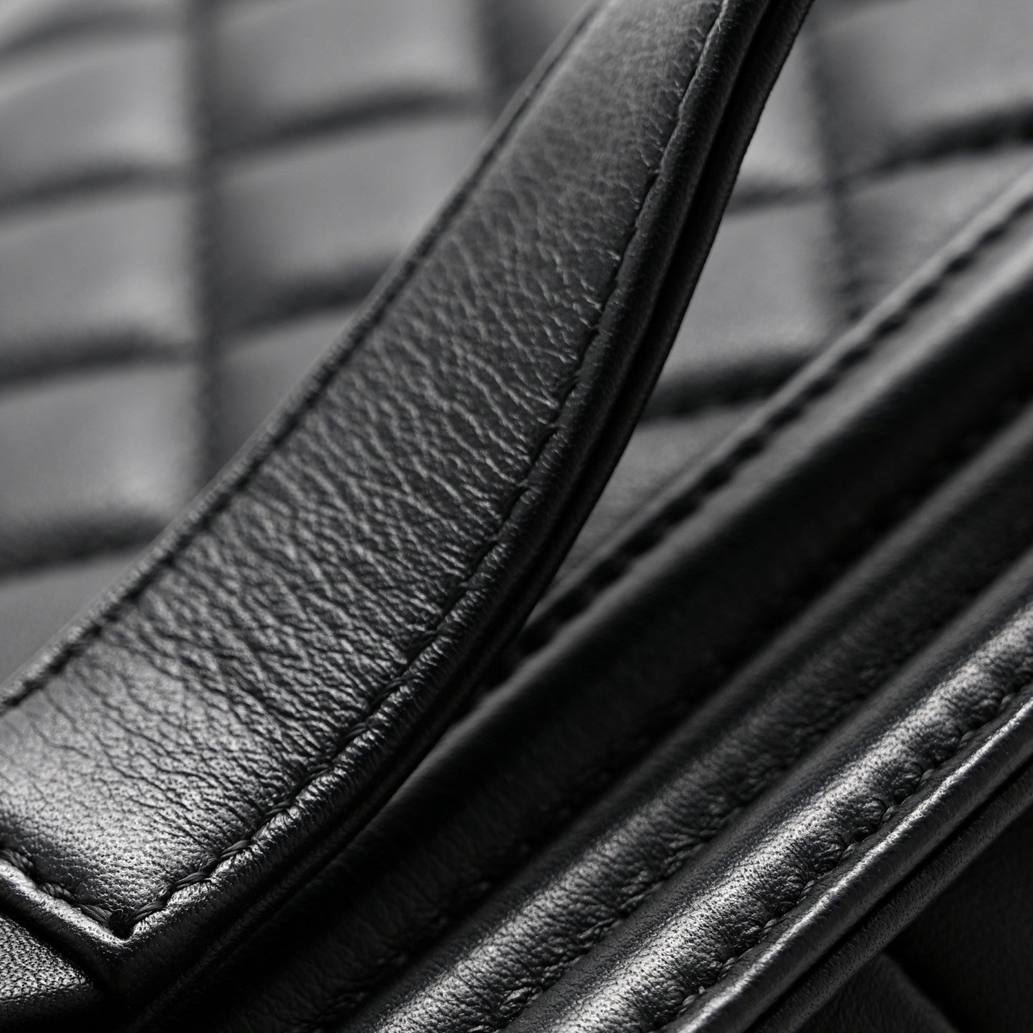 Chanel Lambskin Quilted Medium Boy Flap Black 13 of 13