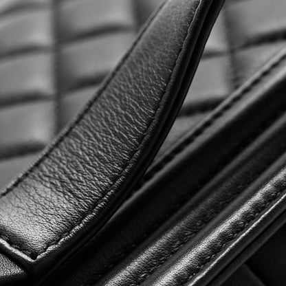Chanel Lambskin Quilted Medium Boy Flap Black 13 of 13