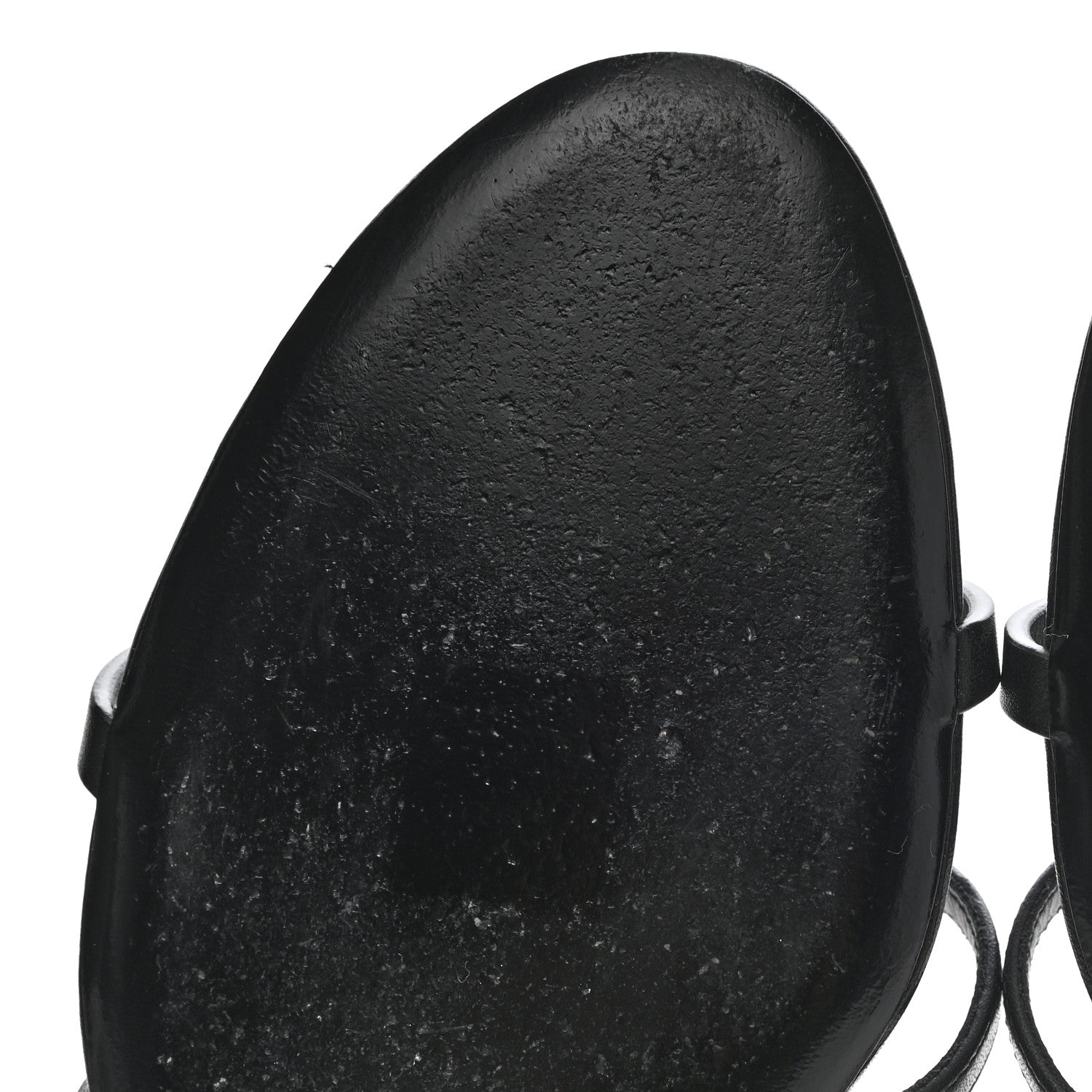 Saint Laurent Patent Calfskin Cassandra Monogram Sandals 39 Black 10 of 11