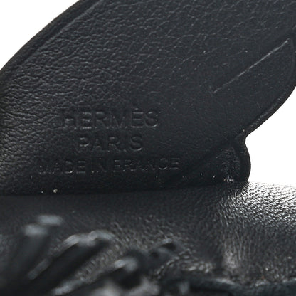Hermes Milo Lambskin Grigri Rodeo Pegase Horse Bag Charm PM So Black 3 of 4