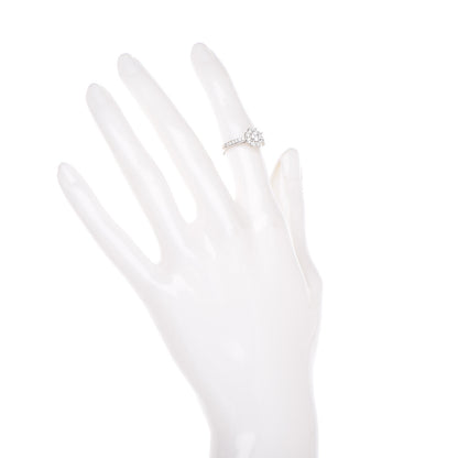 Tiffany Platinum Diamond Flora Ring 48 4.5 2 of 6