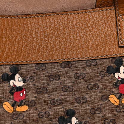 Gucci X DISNEY Mini Vintage GG Supreme Monogram Mickey Mouse Large Shopping Tote Beige Vintage Sun Oil 14 of 14