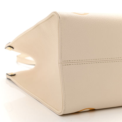 Louis Vuitton Empreinte Monogram Giant By The Pool Onthego MM Cream Saffron 8 of 9