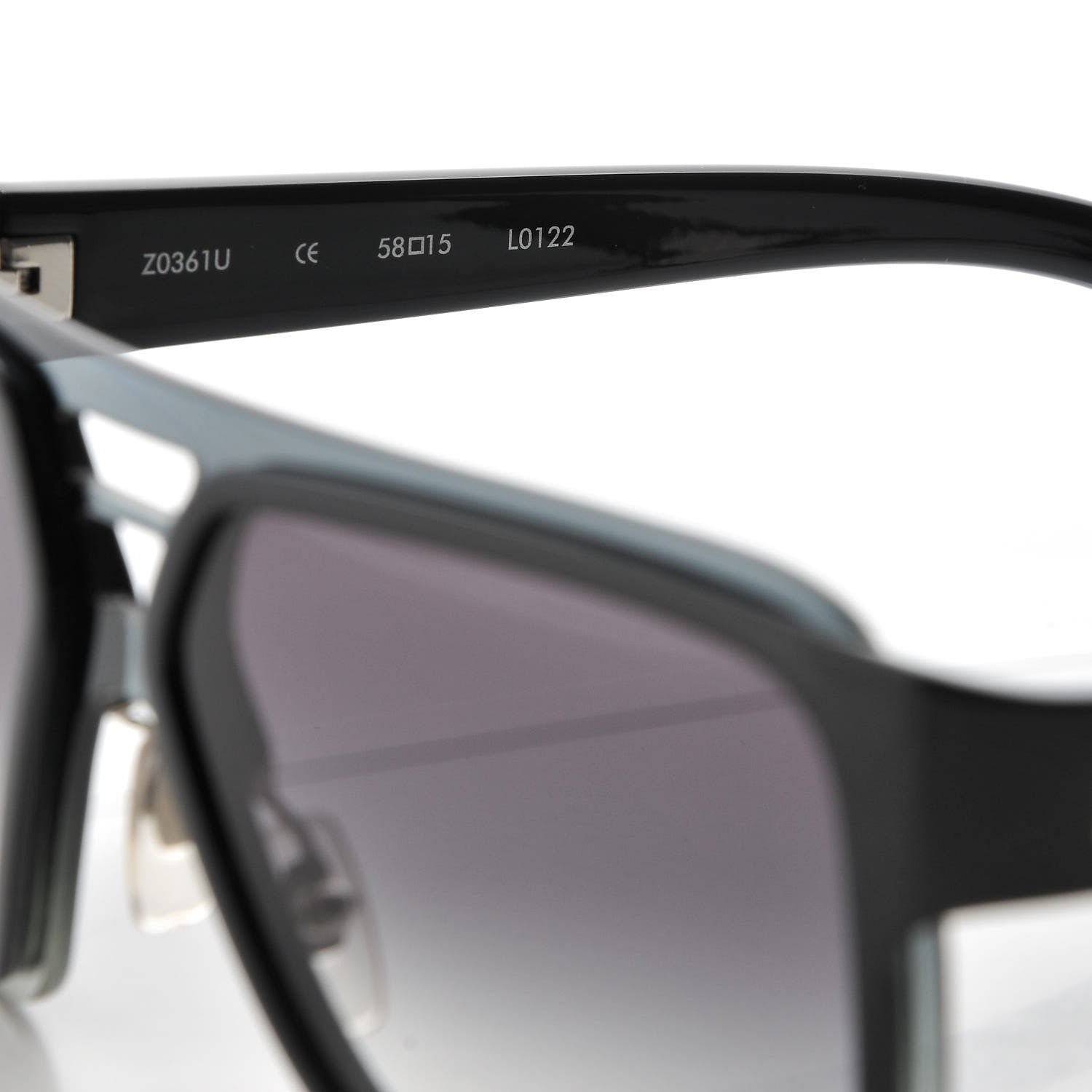 Louis Vuitton Acetate Enigme GM Sunglasses Z0361U Black 6 of 7