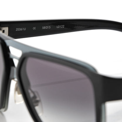 Louis Vuitton Acetate Enigme GM Sunglasses Z0361U Black 6 of 7