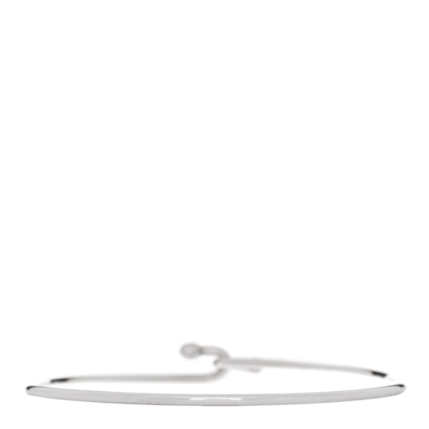 Sterling Silver Hook Bangle Bracelet