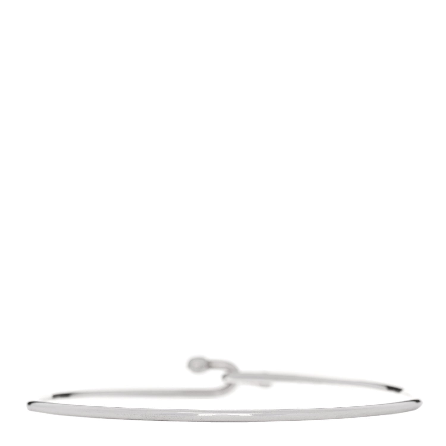 Tiffany Sterling Silver Hook Bangle Bracelet 2 of 4