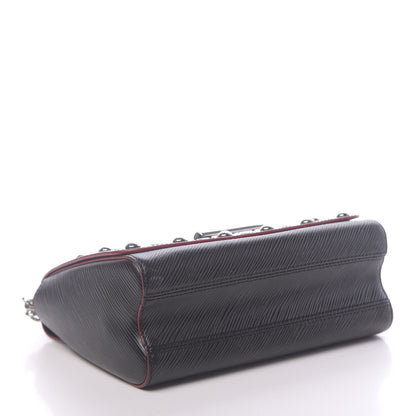 Louis Vuitton Epi Studded Twist Shoulder Bag MM Black 4 of 11