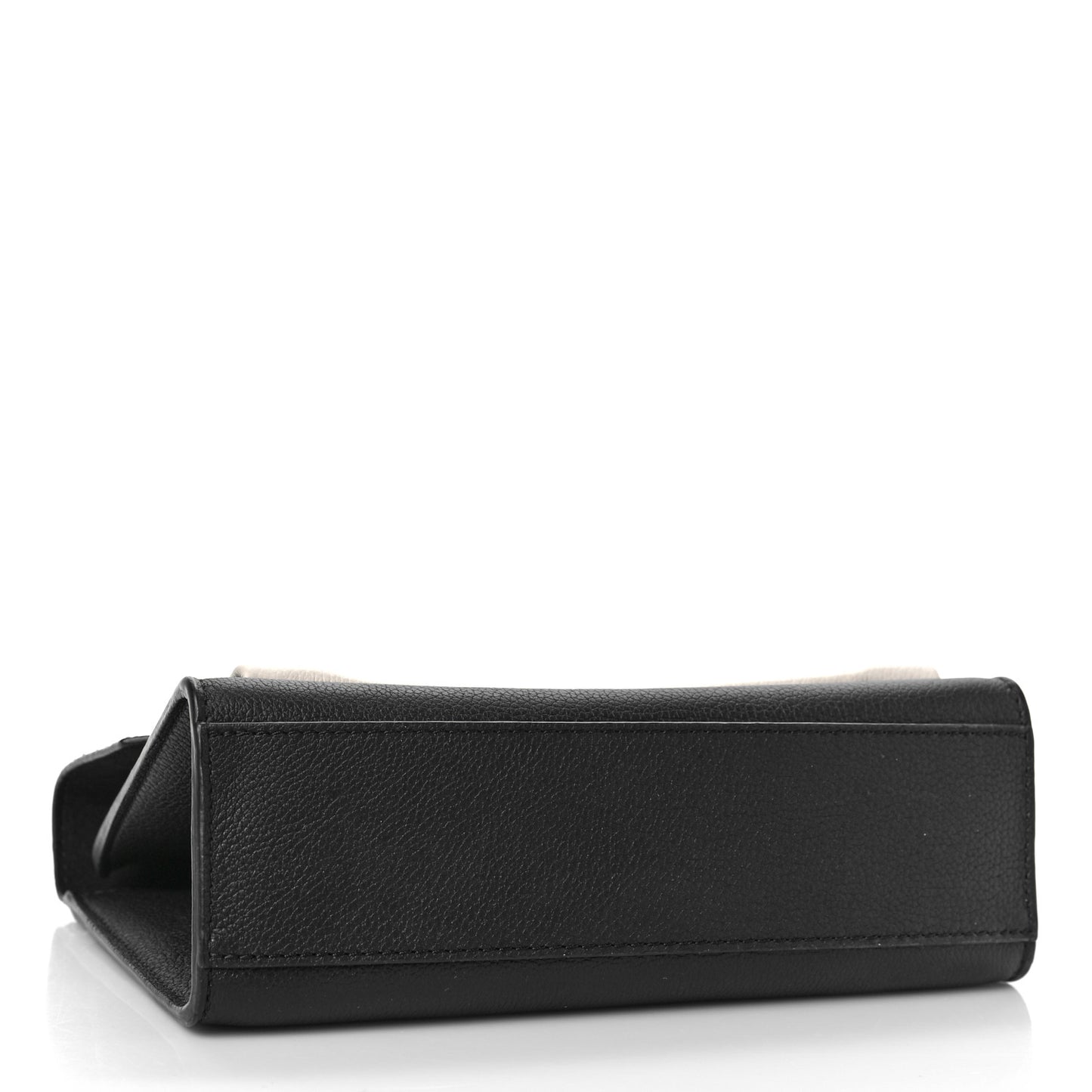 Soft Calfskin Snakeskin My Lockme Chain Bag BB Black White Beige