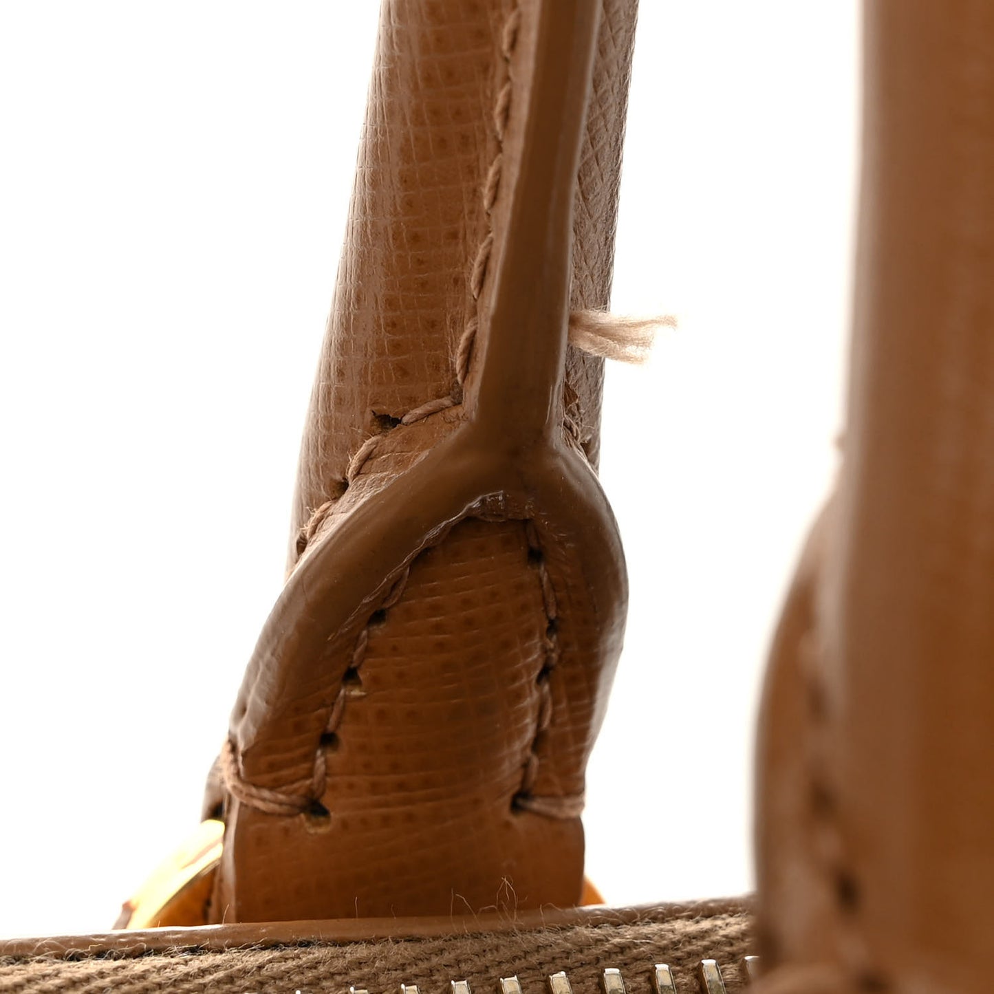 Saffiano Large Galleria Double Zip Tote Caramel