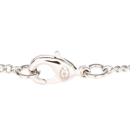 Chanel Crystal CC Ball Pendant Necklace Silver 5 of 6
