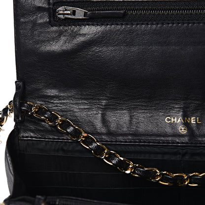 Chanel Caviar Timeless CC Wallet On Chain WOC Black 9 of 18