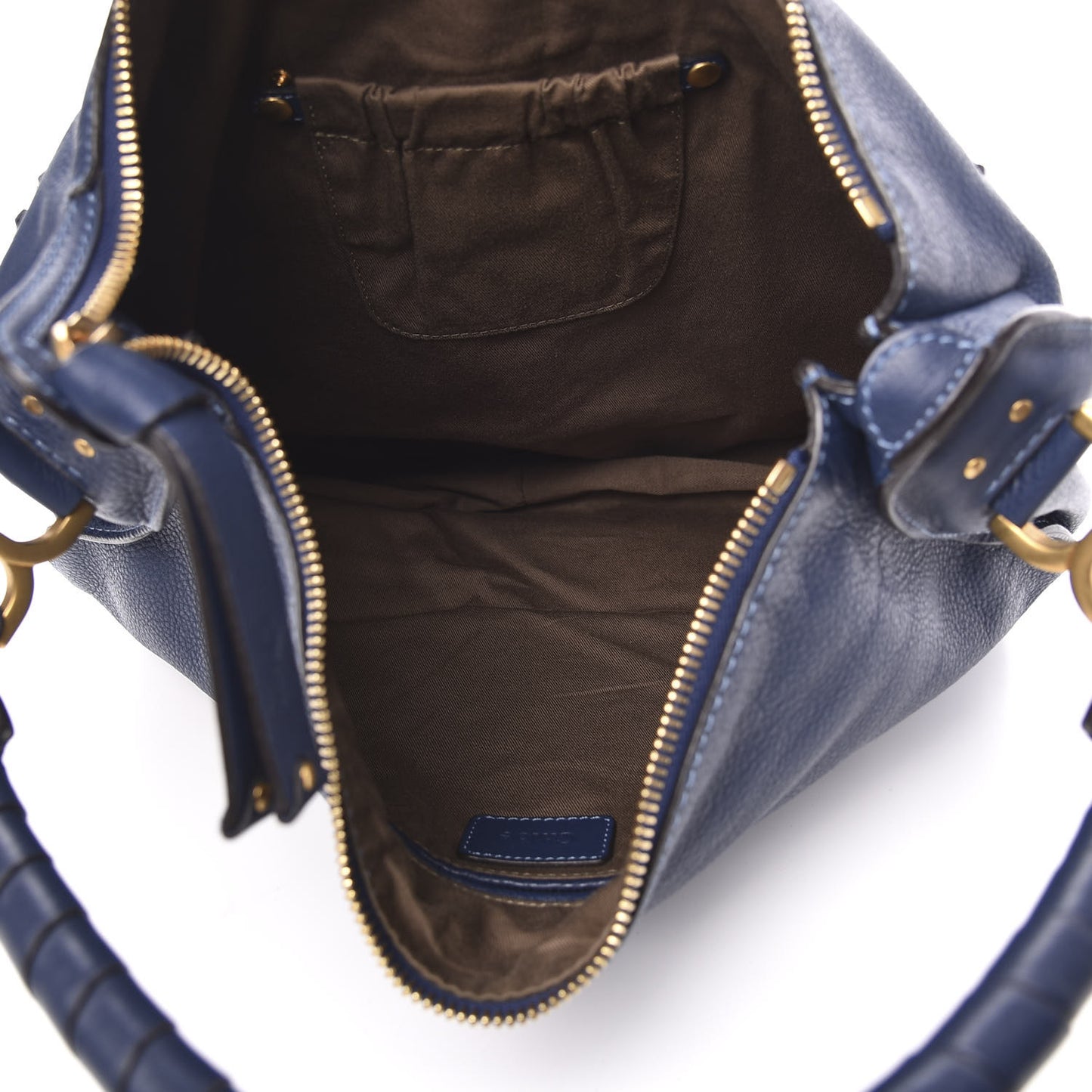 Calfskin Large Marcie Hobo Scuba Blue