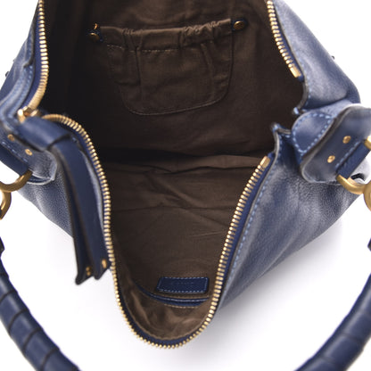 Chloe Calfskin Large Marcie Hobo Scuba Blue 4 of 9