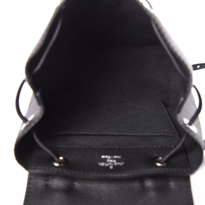 Louis Vuitton Calfskin Lockme Mini Backpack Black 7 of 9