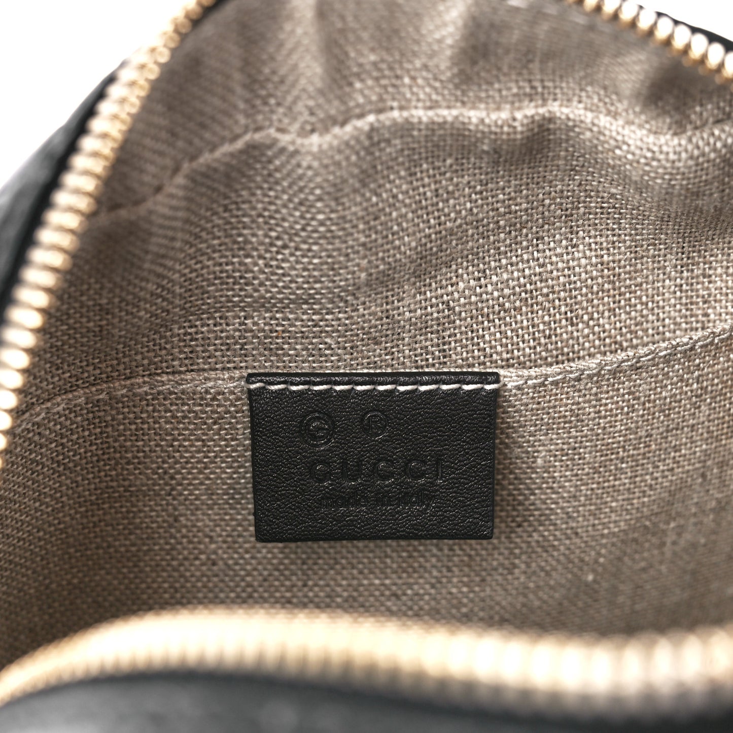 Microguccissima Mini Bree Messenger Bag Black